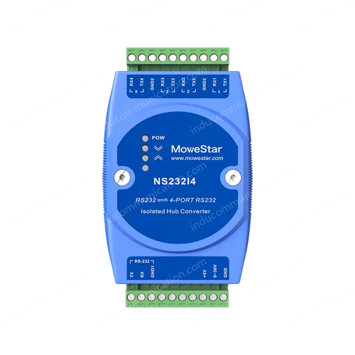 4xRS232 Isolated HUB Converter