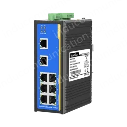 8 Ports 10/100M T(x) Din-Rail Managed Industrial Ethernet Switch