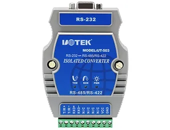 UOTEK Industrial RS-232 to RS-485/422 Converter with Isolation