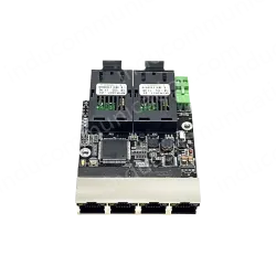 2 Ports Gigabit F(x) + 4 Ports Gigabit T(x) Embedded Switch