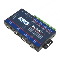 4 RS232 serial ports and 4 RS422/485 serial ports Serial Device Server