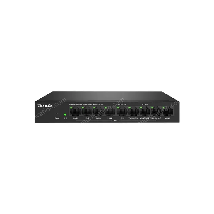 9 Port Gigabit Ethernet PoE Router