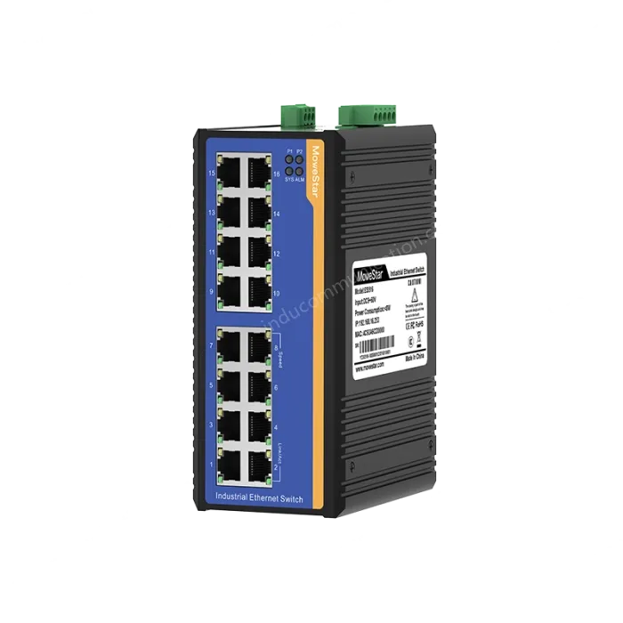 [100 Gigabit 16 Port] ring network management industrial switch