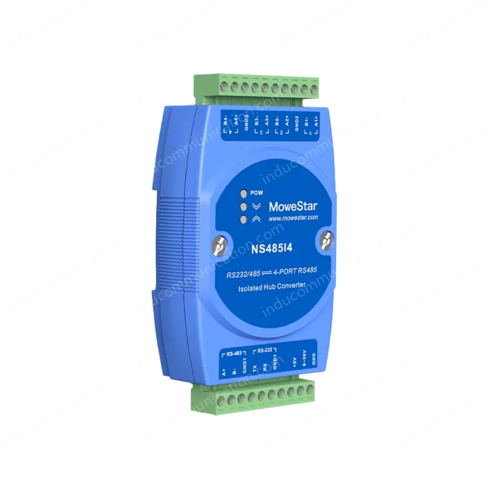 1 Port RS232/485 To 4 Ports RS485 Passive Isolated HUB