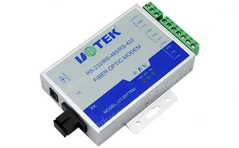UOTEK RS-232/485/422 Single-Mode Single Fiber Optic MODEM
