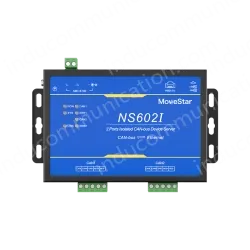 2 Ports CAN-bus To Ethernet Opto-isolated Wall-mounted Ethernet CAN-bus Server