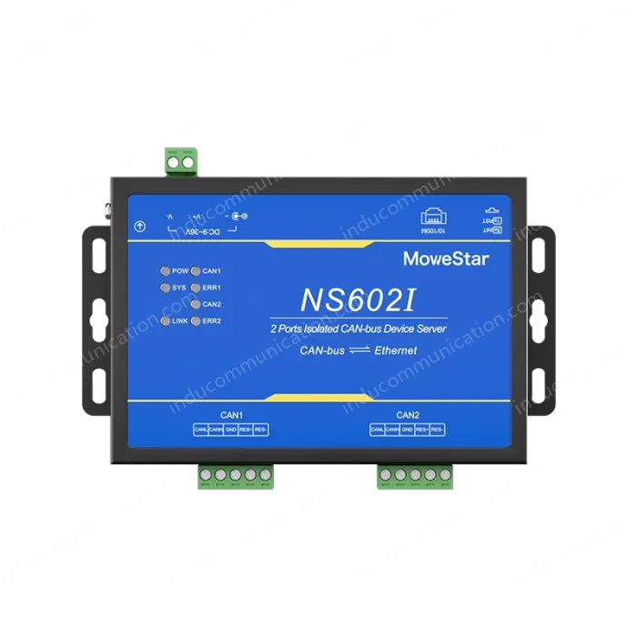 2 Ports CAN-bus To Ethernet Opto-isolated Wall-mounted Ethernet CAN-bus Server