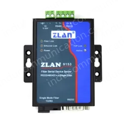 Serial server type optical fiber to serial port