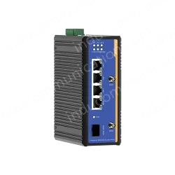 1 Port Gigabit SFP + 4 Ports Gigabit RJ45 Din-Rail Dual Band Wi-Fi6 Wireless Router