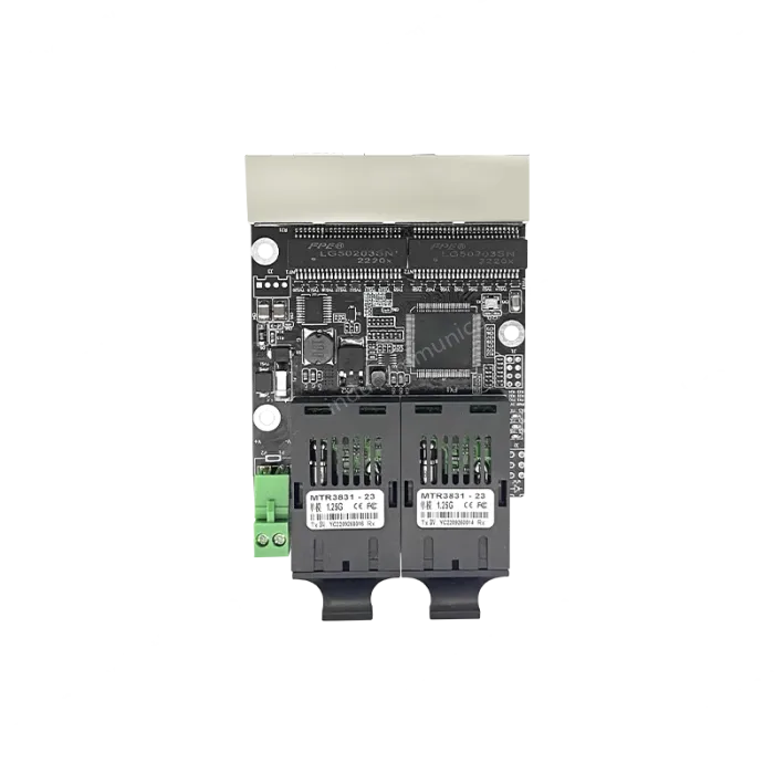 2 Ports Gigabit F(x) + 4 Ports Gigabit T(x) Embedded Switch