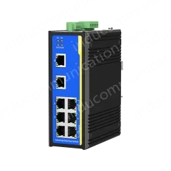 8 Ports 10/100M T(x) Din-Rail Managed Industrial Ethernet Switch