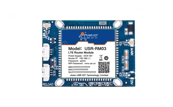 Dual-network port 4G wireless router module
