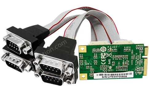 UOTEK Mini PCI-E to 4-port RS-485/422 high-speed serial card