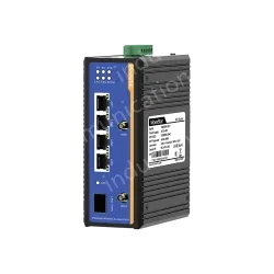 1 Port Gigabit SFP + 4 Ports Gigabit RJ45 Din-Rail Dual Band Wi-Fi6 Wireless Router