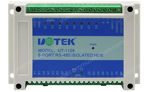 UOTEK 8-Port RS-485 Isolated Hub