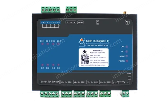 4G/LoRa network IO controller