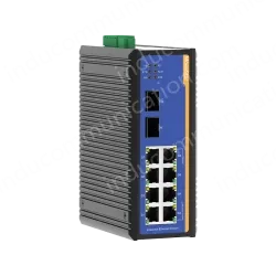 2 Ports Gigabit SFP + 8 Ports Gigabit T(x) Din-Rail Managed Industrial Ethernet Switch
