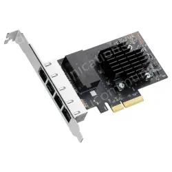 Four-port Gigabit PCIe network card