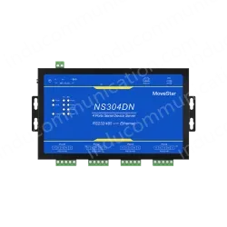 4 Ports RS232/485 Serial to 100M Ethernet Server