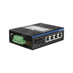 1 Port 100M F(x) + 4 Ports 10/100M T(x) Din-Rail Unmanaged Industrial Ethernet Switch